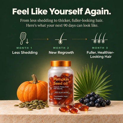 RUVIA Pumpkin Seed Oil and Saw Palmetto