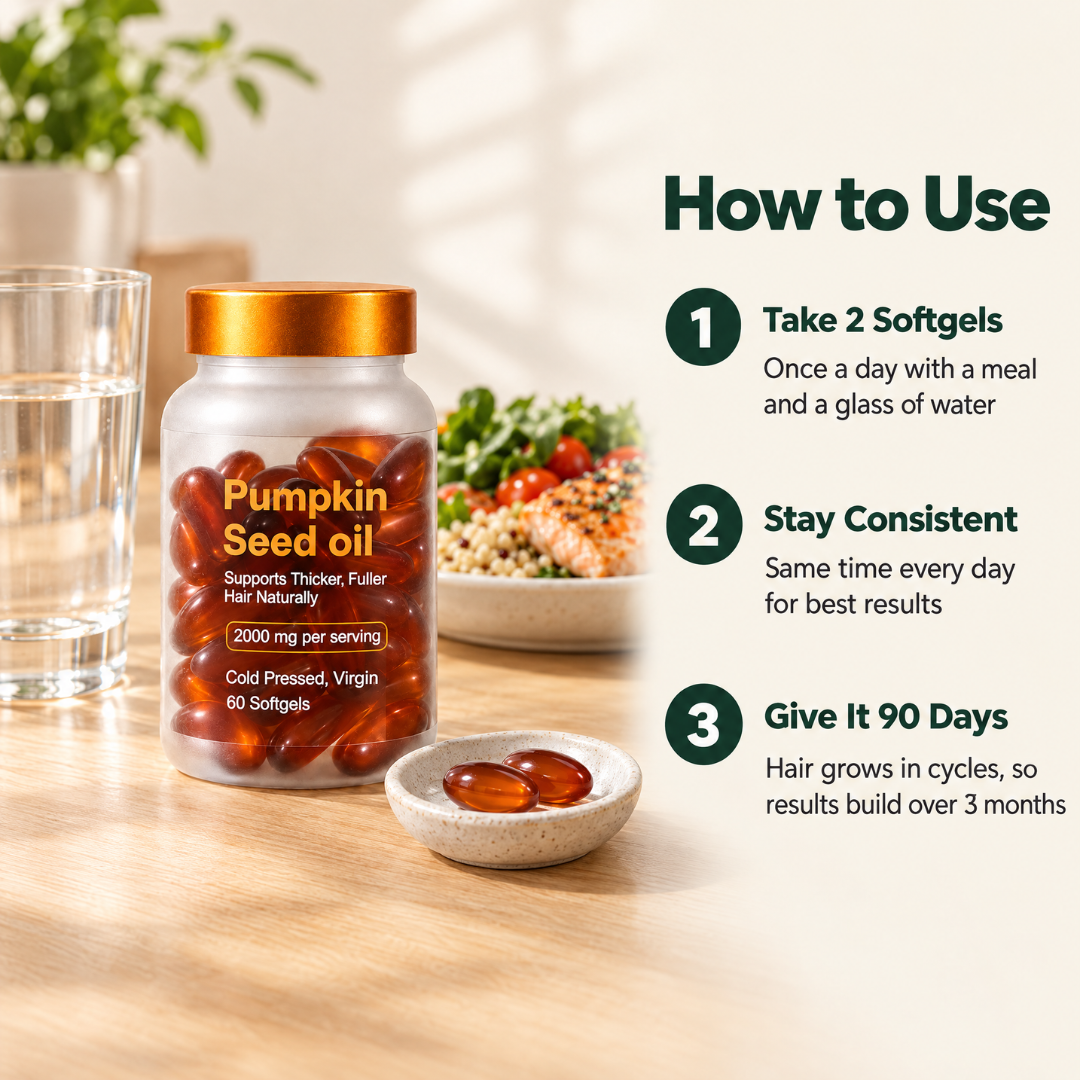RUVIA Pumpkin Seed Oil and Saw Palmetto