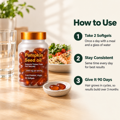 RUVIA Pumpkin Seed Oil and Saw Palmetto