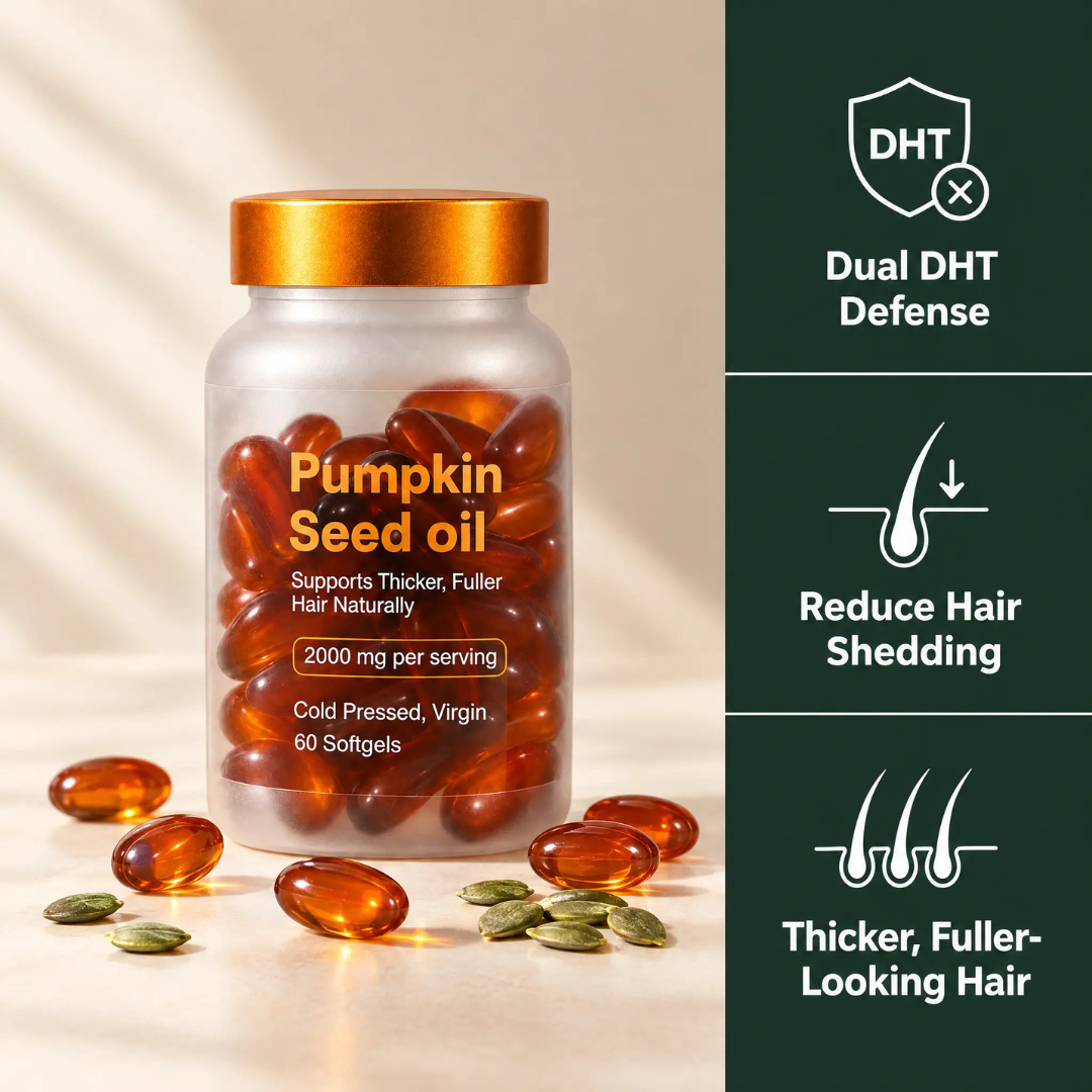 RUVIA Pumpkin Seed Oil and Saw Palmetto